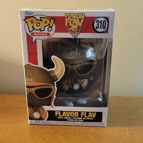 Funko Pop! Rocks Flavor Flav with Gold Helmet - Picture 1 of 1
